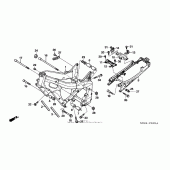 Схема вузла: Frame (05-) для Honda CBR600 CBR600RR