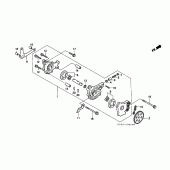 Схема вузла: Масляний насос для Honda XR250