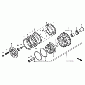 Схема вузла: Clutch 97-98 для Honda CBR1100XX Blackbird