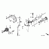 Схема узла: Клапан выхлопа для Honda CR250