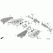 Схема узла: Подножки для Honda NSA700 DN-01