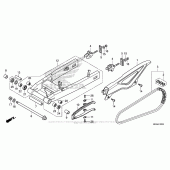 Схема вузла: Задній важіль (Маятник) для Honda NC700