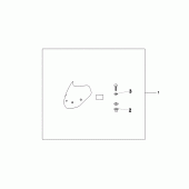 Схема вузла: Fly screen для Honda CB600F Hornet