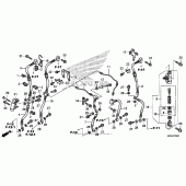 Схема вузла: Delay valve для Honda GL1800 Gold Wing F6B Bagger