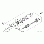 Схема узла: Стартер электрический для Honda ST1300 Pan-European