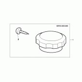 Схема вузла: Chrm radiator cap для Honda VT125 Shadow