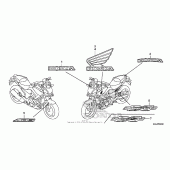 Схема вузла: Mark для Honda NC700