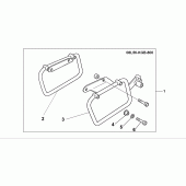 Схема вузла: Leather saddlebagstay для Honda VT125 Shadow