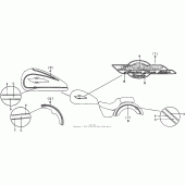 Схема вузла: Emblem для Honda VT1100 Shadow ACE