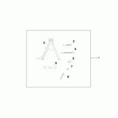 Схема вузла: Mainstand для Honda CBF250