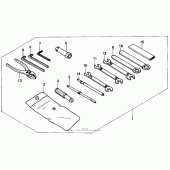 Схема вузла: Інструмент для Honda NX250