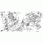 Схема узла: Trunk box для Honda GL1800 Gold Wing