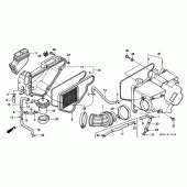 Схема узла: Воздушный фильтр для Honda FX650 Vigor