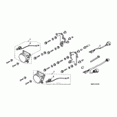 Схема узла: Foglight kit для Honda GL1800 Gold Wing