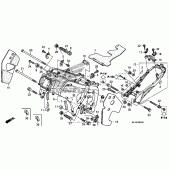 Схема вузла: Рама для Honda CBR600 CBR600RR