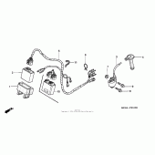 Схема вузла: Жгут проводки (02- 07) для Honda CRF450 CRF450R