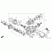 Схема вузла: Вал хрестової для Honda VT750 Shadow Aero