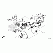 Схема вузла: Електрообладнання для Honda CMX300 Rebel