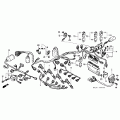 Схема вузла: Електрообладнання (CBR900RR2,3) для Honda CBR900RR CBR954RR Fireblade