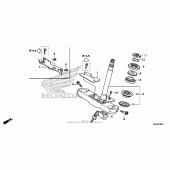 Схема узла: Steering stem (2) для Honda VT750 Shadow RS