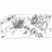 Схема узла: Final driven gear (st1300a) для Honda ST1300 Pan-European