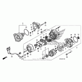 Схема узла: Генератор для Honda ST1300 Pan-European