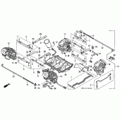 Схема вузла: Карбюратор (ASSY.) (VFR750FL / FM / FN / FP) для Honda VFR750F Interceptor