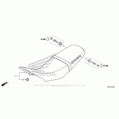 Схема вузла: Сидіння для Honda CRF250 CRF250RL Rally