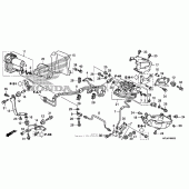 Схема вузла: Front power unit + front valve unit для Honda CBR1000 CBR1000RR (ABS) Fireblade