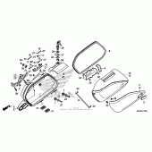 Схема вузла: Saddlebag для Honda CTX1300