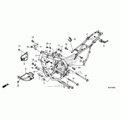 Схема узла: Рама для Honda CRF250 CRF250L