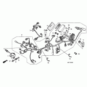 Схема вузла: Електрообладнання для Honda XL700V Transalp