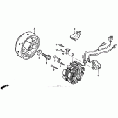 Схема вузла: Генератор для Honda CMX250 Rebel