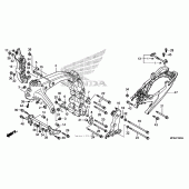 Схема вузла: Рама для Honda CB1000 CB1000R