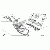 Схема узла: Клапанная крышка для Honda VFR1200 VFR