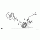 Схема вузла: Генератор для Honda CB300F