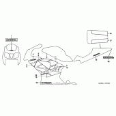 Схема узла: Mark + stripe ( 05) для Honda RVT1000R RVT RC51