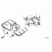 Схема вузла: Котушка запалювання (GL1800A1 / A2 / A3 / A4 / A5) для Honda GL1800 Gold Wing