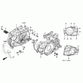 Схема вузла: Картер двигуна для Honda FMX650