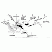 Схема вузла: Mark (3A, 3Ac, 3Cm) для Honda CBR650F
