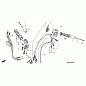 Схема узла: Switch/cable для Honda ST1100 Pan-European Police