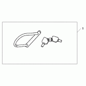 Схема узла: U-lock для Honda CBR1000 CBR1000RR Fireblade