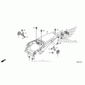 Схема вузла: Заднє крило для Honda CRF230 CRF230F