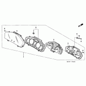 Схема узла: Панель приборов для Honda NT700 Deauville