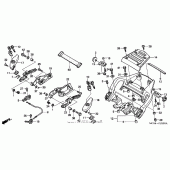 Схема вузла: Grab rail для Honda ST1300 Pan-European