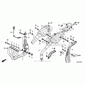 Схема вузла: Вихлопна система для Honda CBR600 CBR600RR