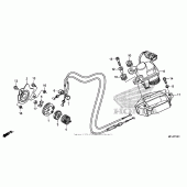 Схема узла: Servo motor для Honda CBR600 CBR600RR