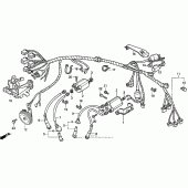 Схема вузла: Електрообладнання для Honda VT600 Shadow VLX