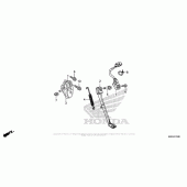 Схема вузла: Підставка для Honda GL1800 Gold Wing Valkyrie