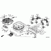 Схема узла: Воздушный фильтр для Honda CTX1300